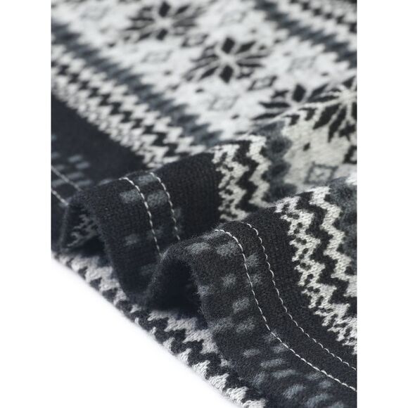 Plus Size Front Open Cardigan Lightweight Boho Striped Sweaters Black - Picture 5 of 6